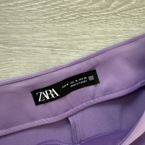 Zara Purple Boot Cut Pants - Picture 2 of 7
